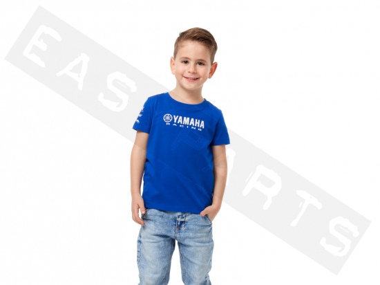 T-shirt YAMAHA Paddock Blue 22 Essential Bruges bleu Enfant